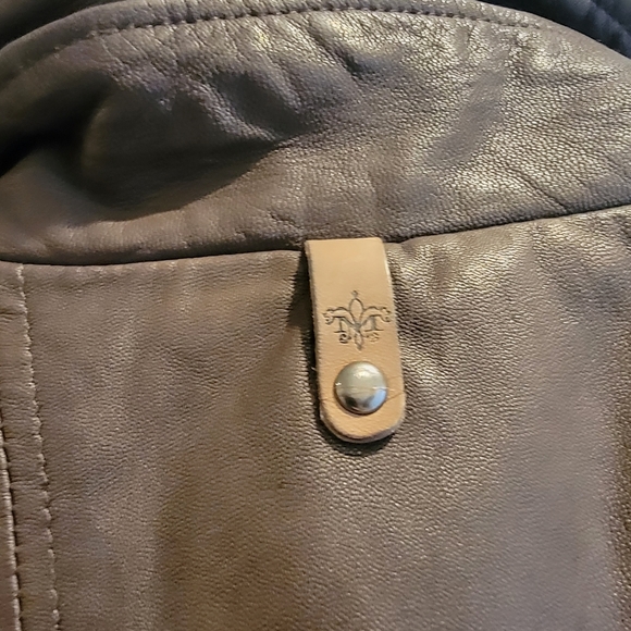 Aritzia Mackage Kenya Moto Leather Jacket, Authentic - Taupe - Picture 6 of 10